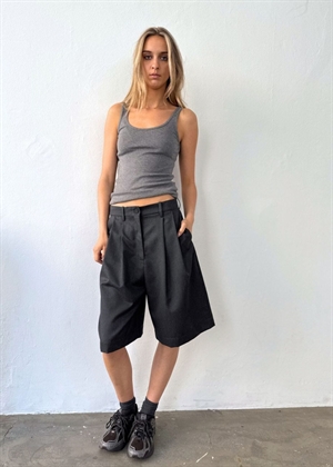 Agni shorts Dark Grey Melange Boii Studios 